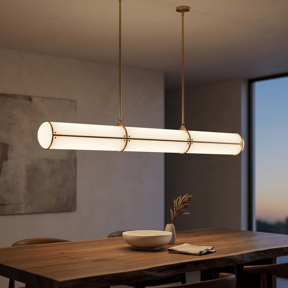 Endless Pendant Light for Kitchen Island by AUVIELIGHT