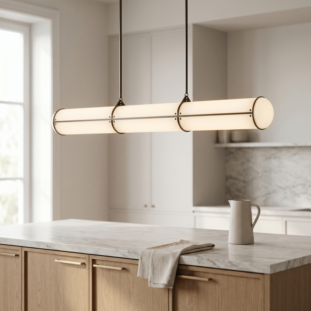 Endless Pendant Light for Kitchen Island by AUVIELIGHT