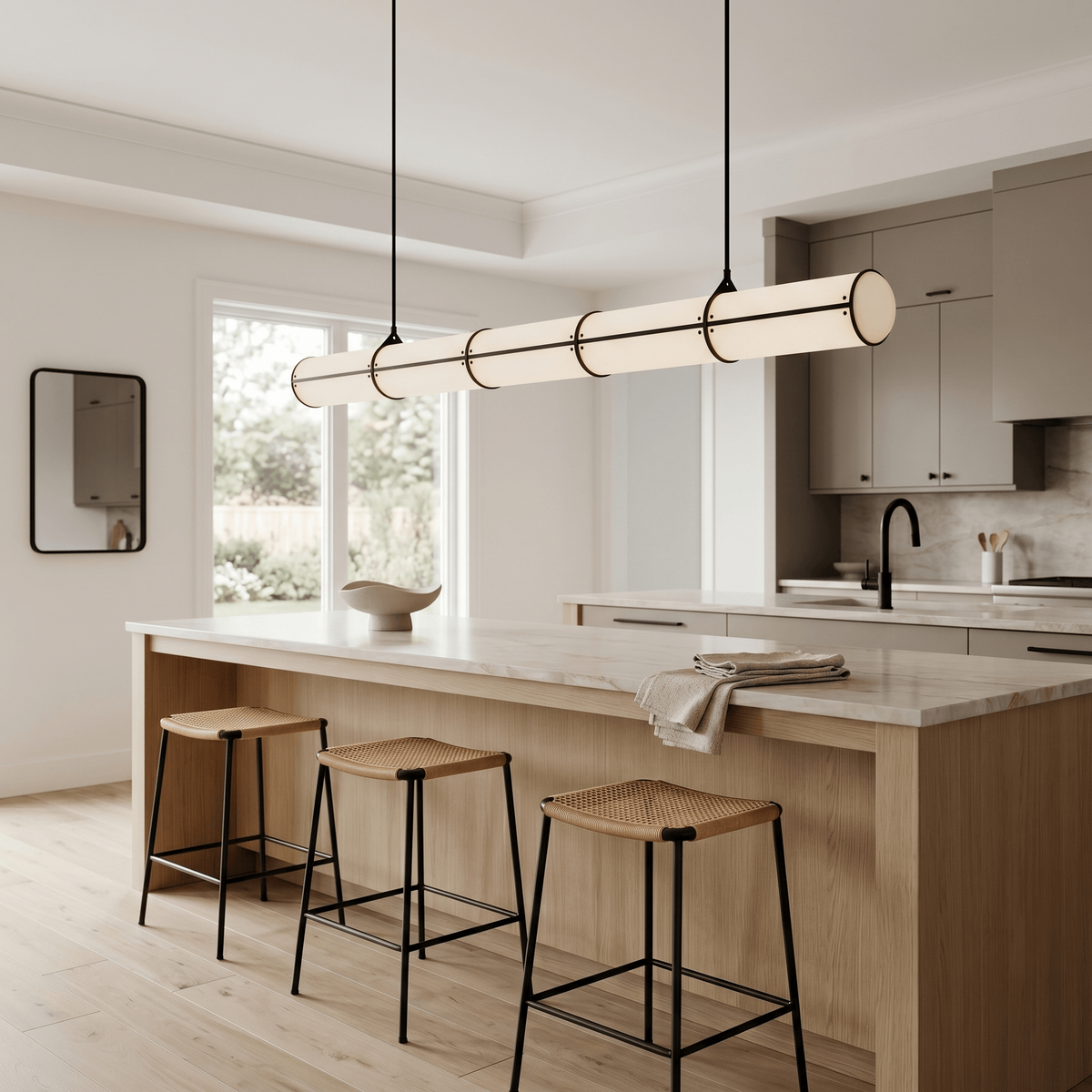 Endless Pendant Light for Kitchen Island by AUVIELIGHT