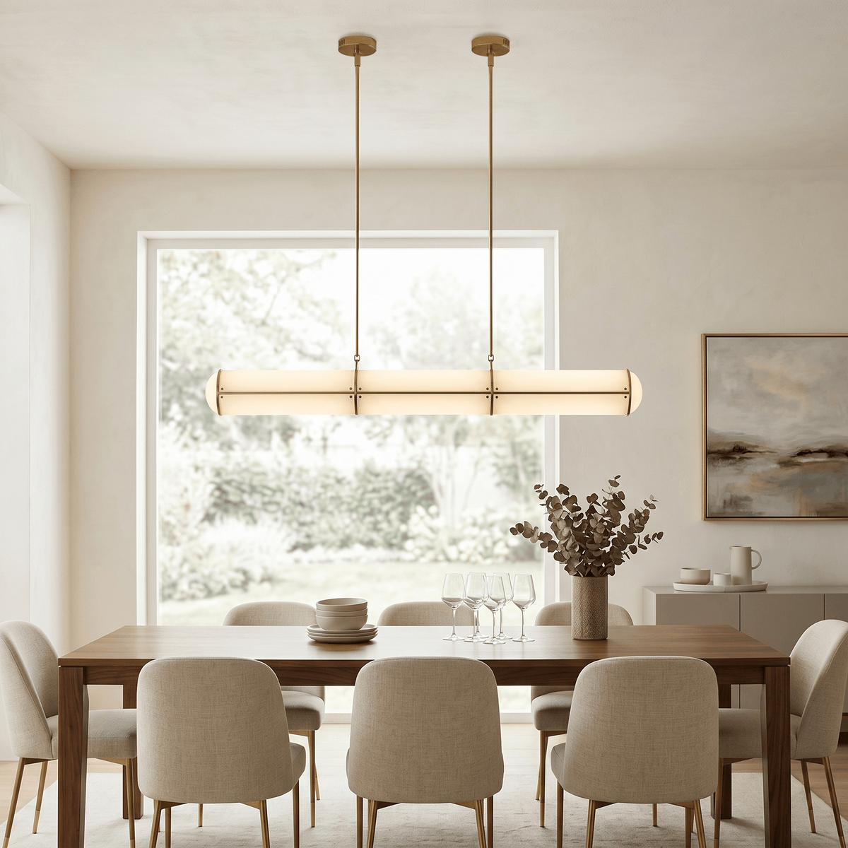 Endless Pendant Light for Kitchen Island by AUVIELIGHT