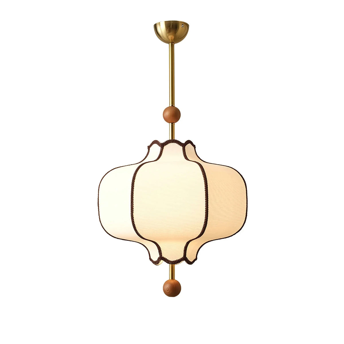 Fabric Lantern Pendant Light for Kitchen Island by AUVIELIGHT