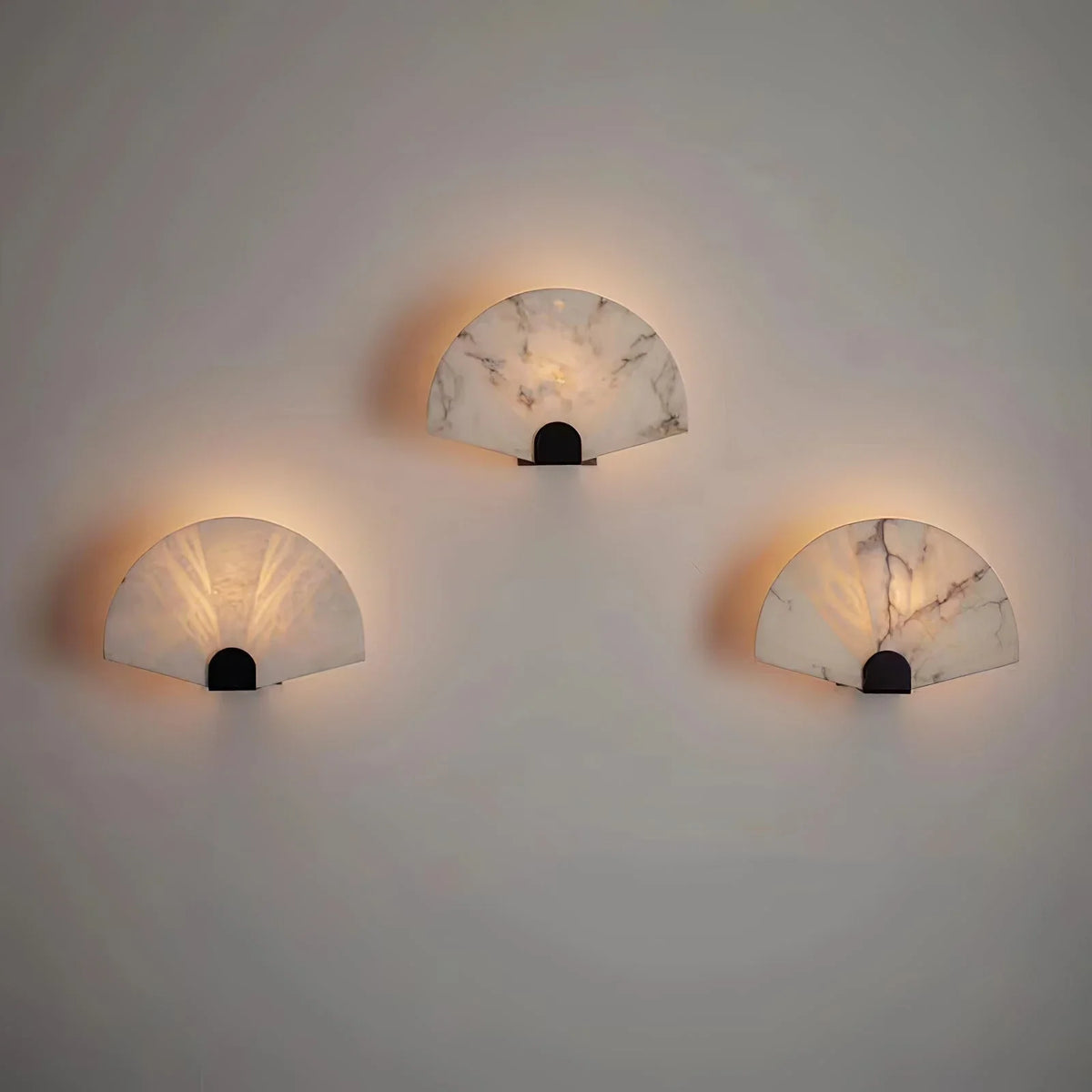 Modern Wall Sconce in alabaster for Hallway by AUVIELIGHT
