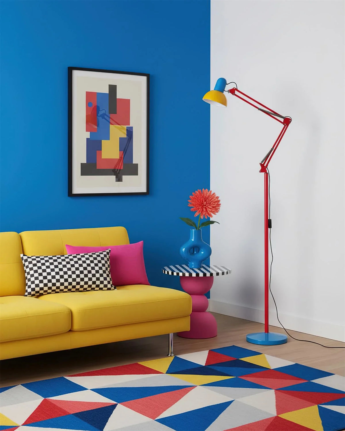 Flexo Memphis Floor Lamp for Living Room by AUVIELIGHT