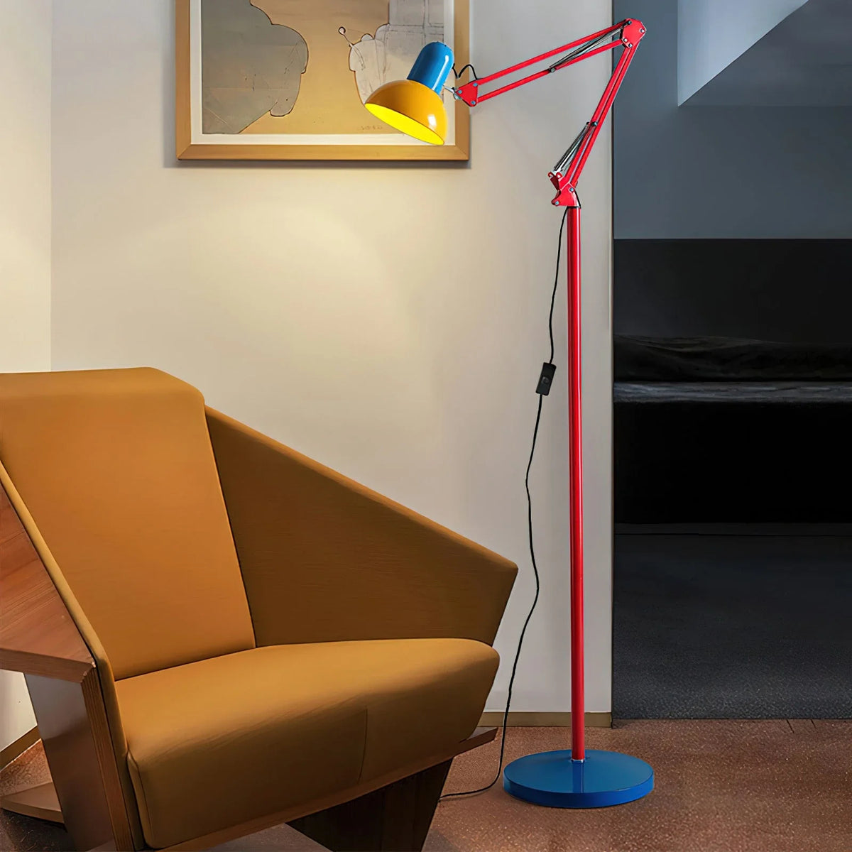 Flexo Memphis Floor Lamp for Living Room by AUVIELIGHT