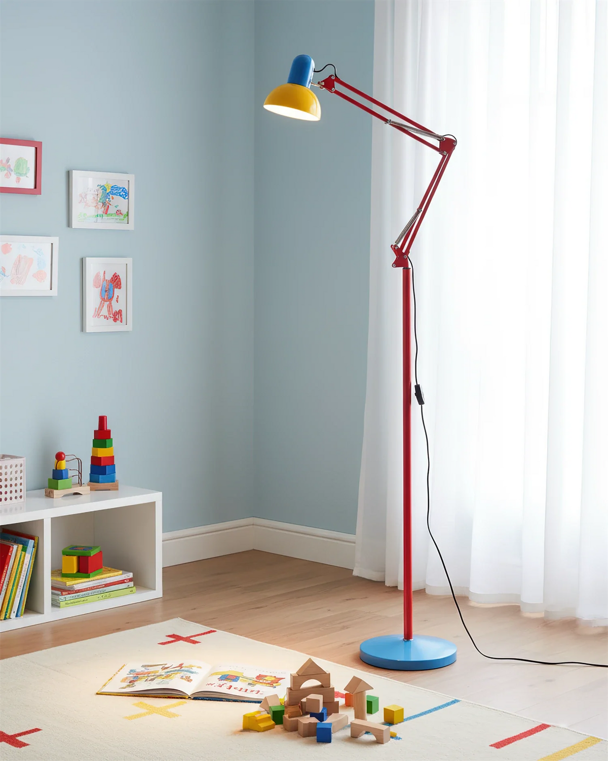 Flexo Memphis Floor Lamp for Living Room by AUVIELIGHT