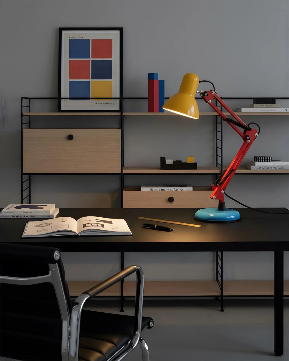 Flexo Memphis Table Lamp for Living Room by AUVIELIGHT