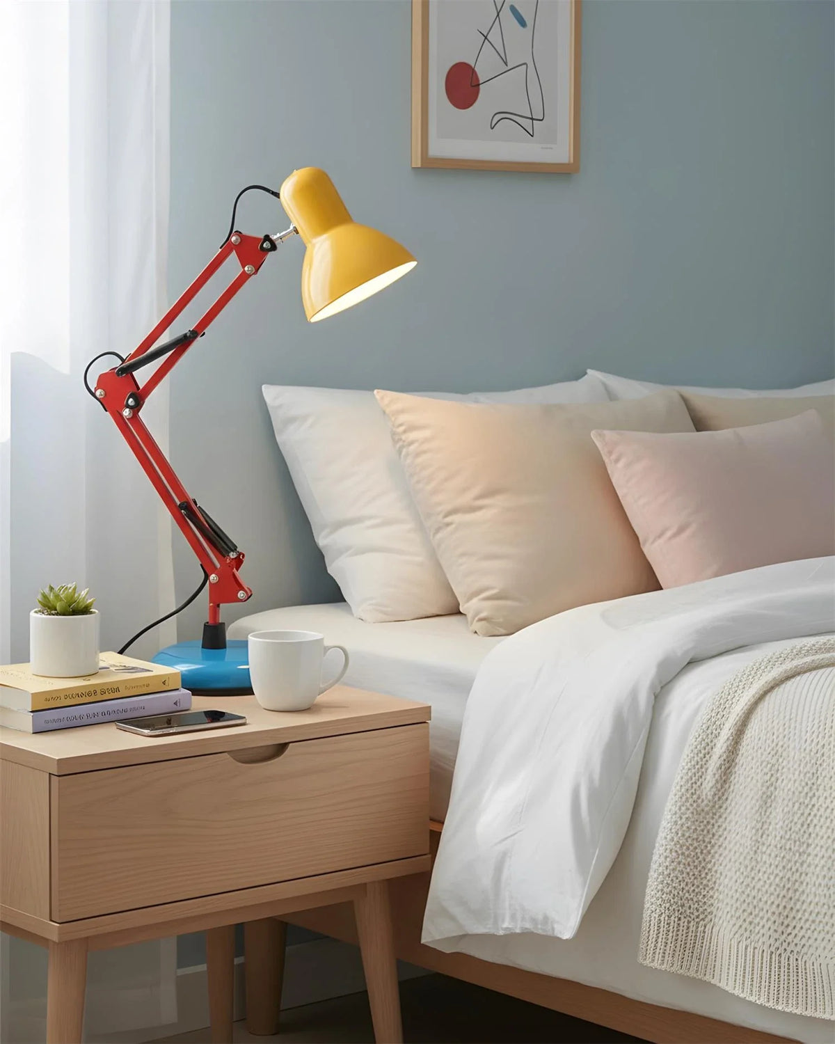 Flexo Memphis Table Lamp for Living Room by AUVIELIGHT