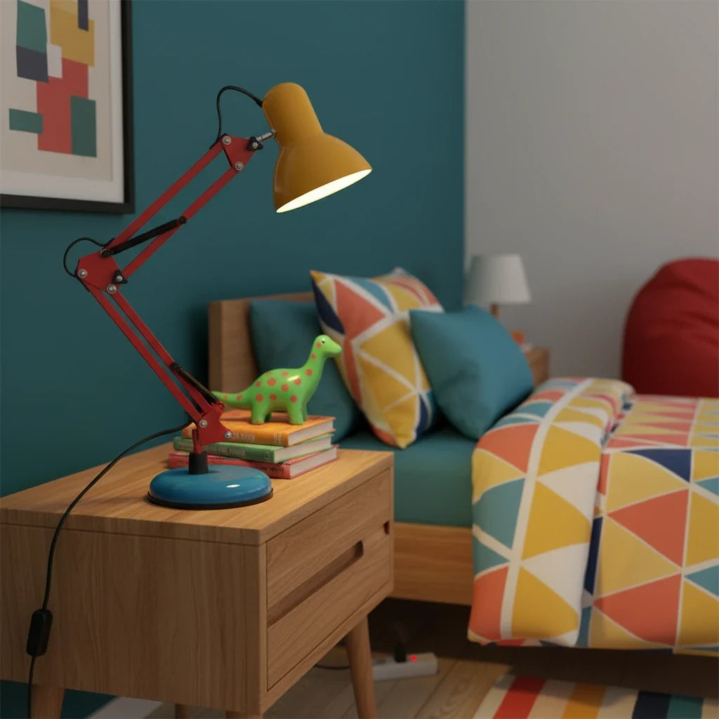 Flexo Memphis Table Lamp for Living Room by AUVIELIGHT
