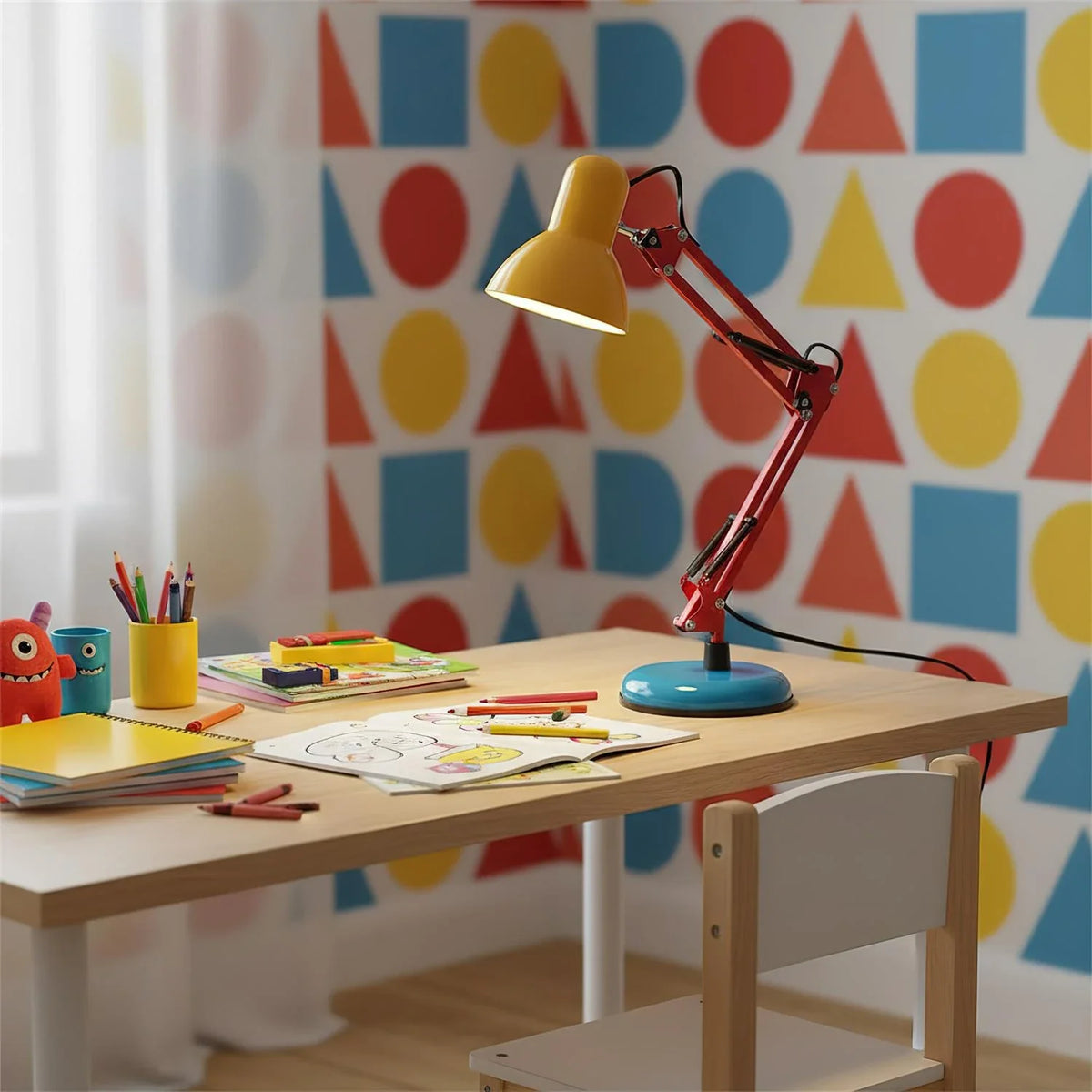 Flexo Memphis Table Lamp for Living Room by AUVIELIGHT