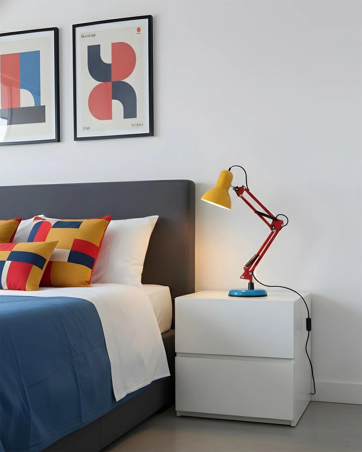Flexo Memphis Table Lamp for Living Room by AUVIELIGHT