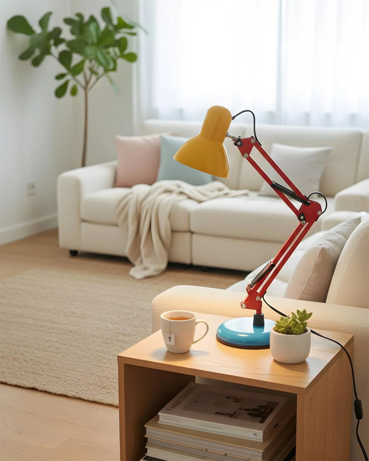 Flexo Memphis Table Lamp for Living Room by AUVIELIGHT