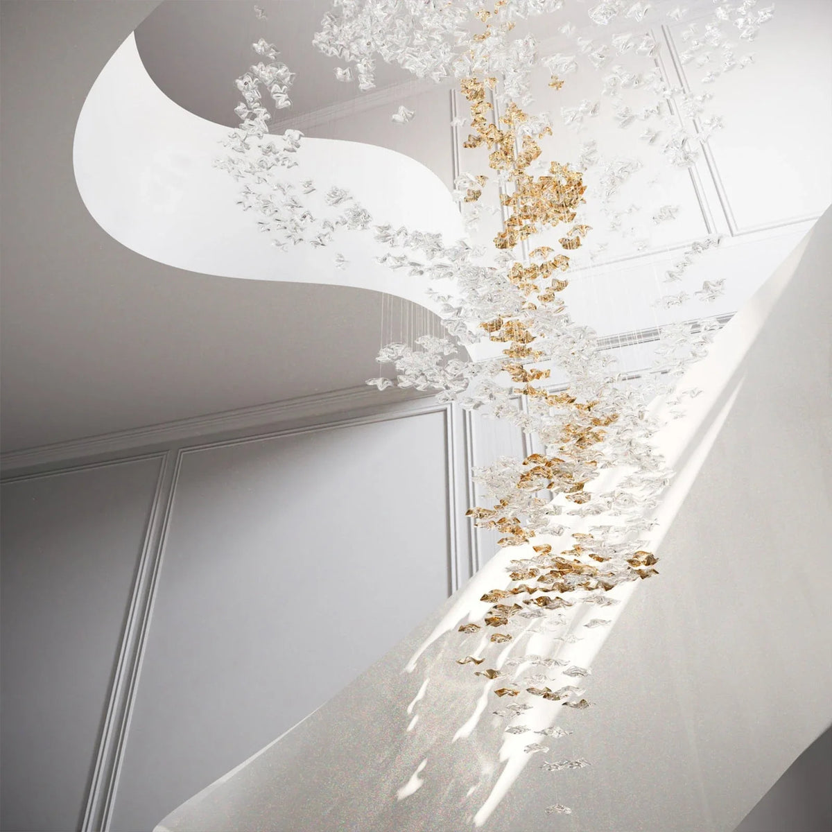 Cloud Floating Chandelier for Dining Room by AUVIELIGHT
