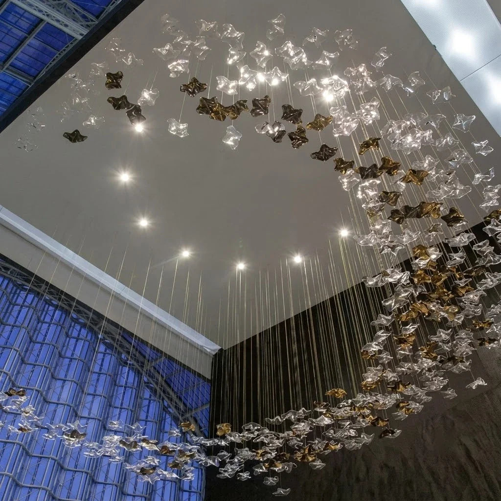 Cloud Floating Chandelier for Dining Room by AUVIELIGHT