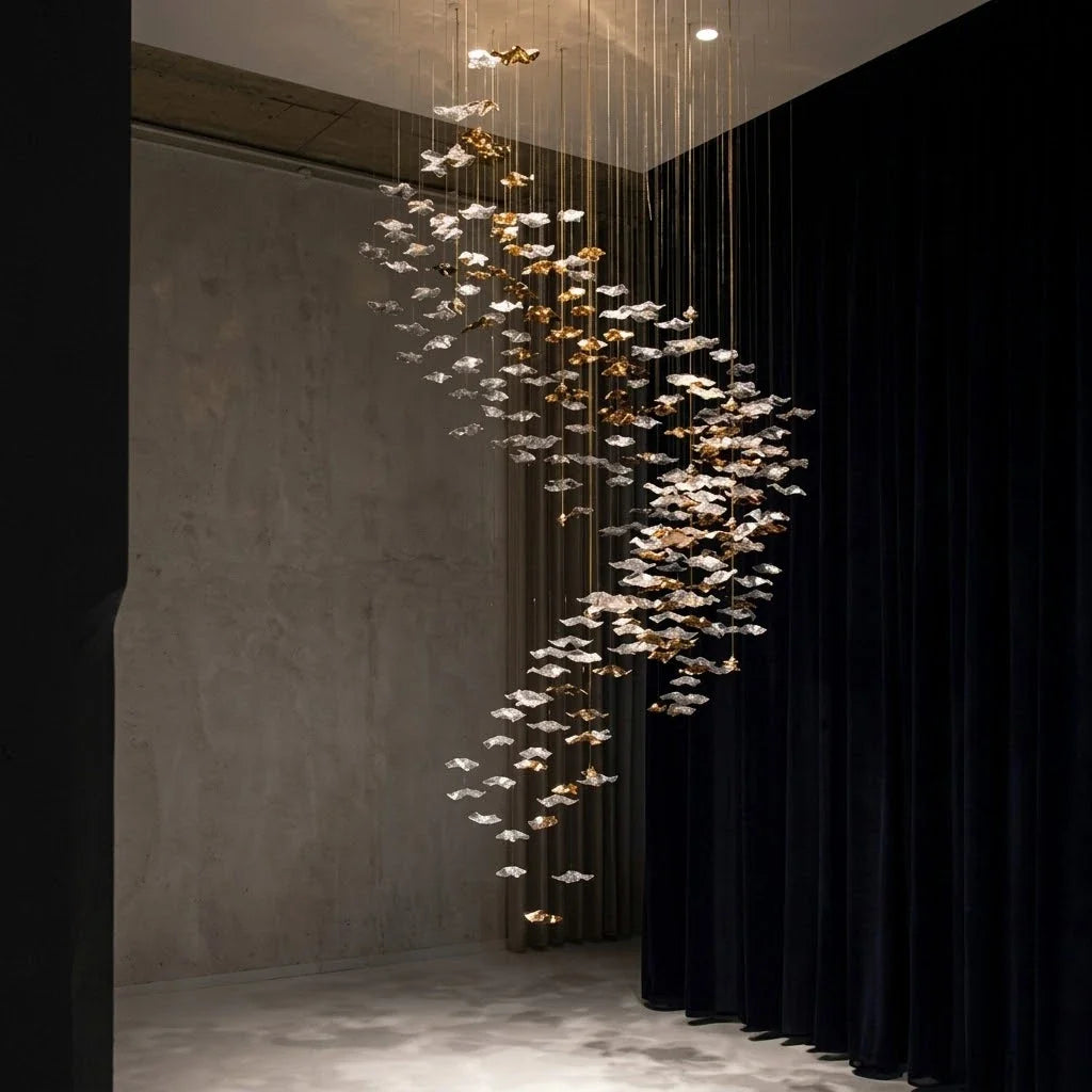 Cloud Floating Chandelier for Dining Room by AUVIELIGHT