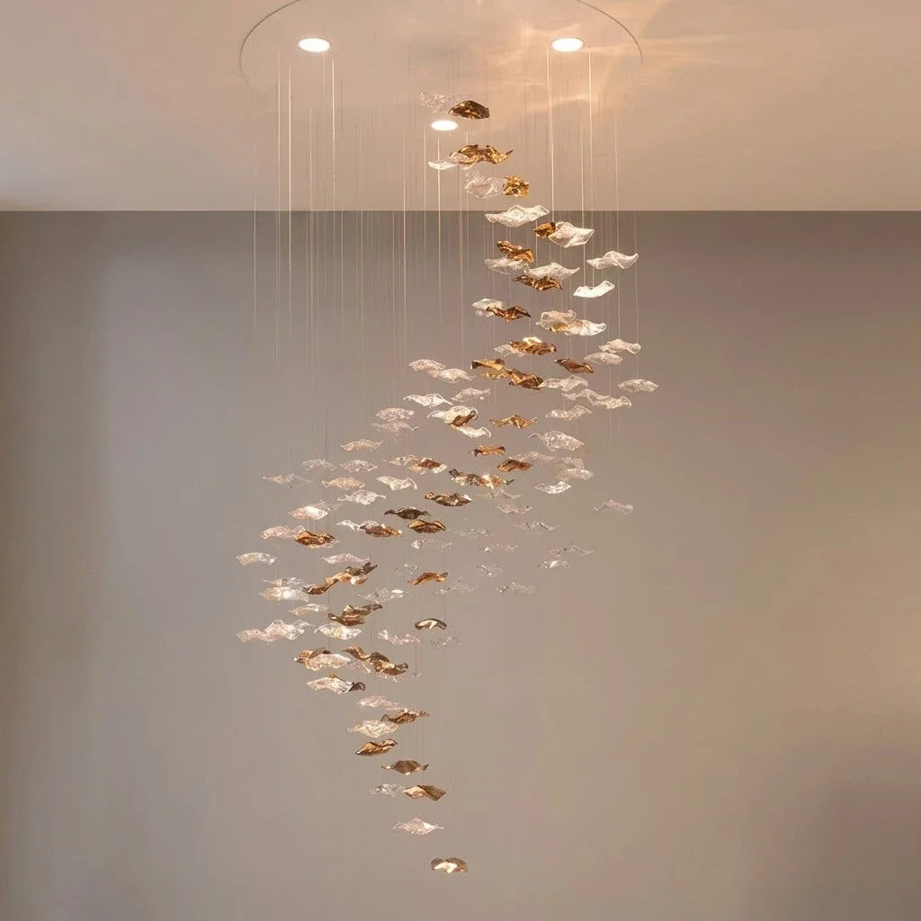 Cloud Floating Chandelier for Dining Room by AUVIELIGHT