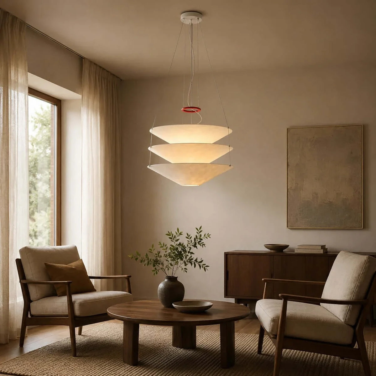 Floating Pendant Light for Kitchen Island by AUVIELIGHT