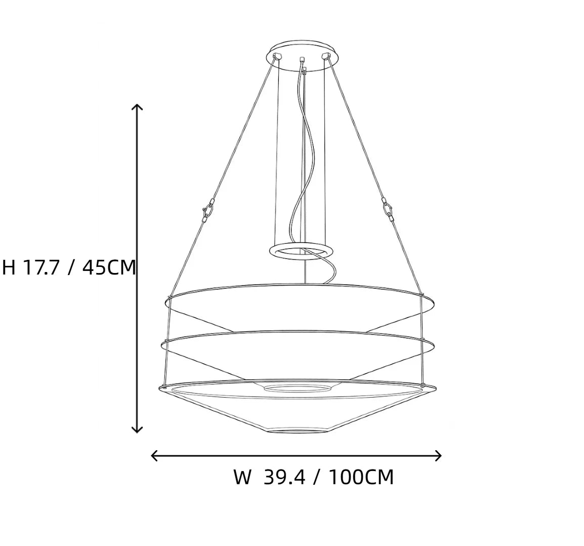 Floating Pendant Light for Kitchen Island by AUVIELIGHT