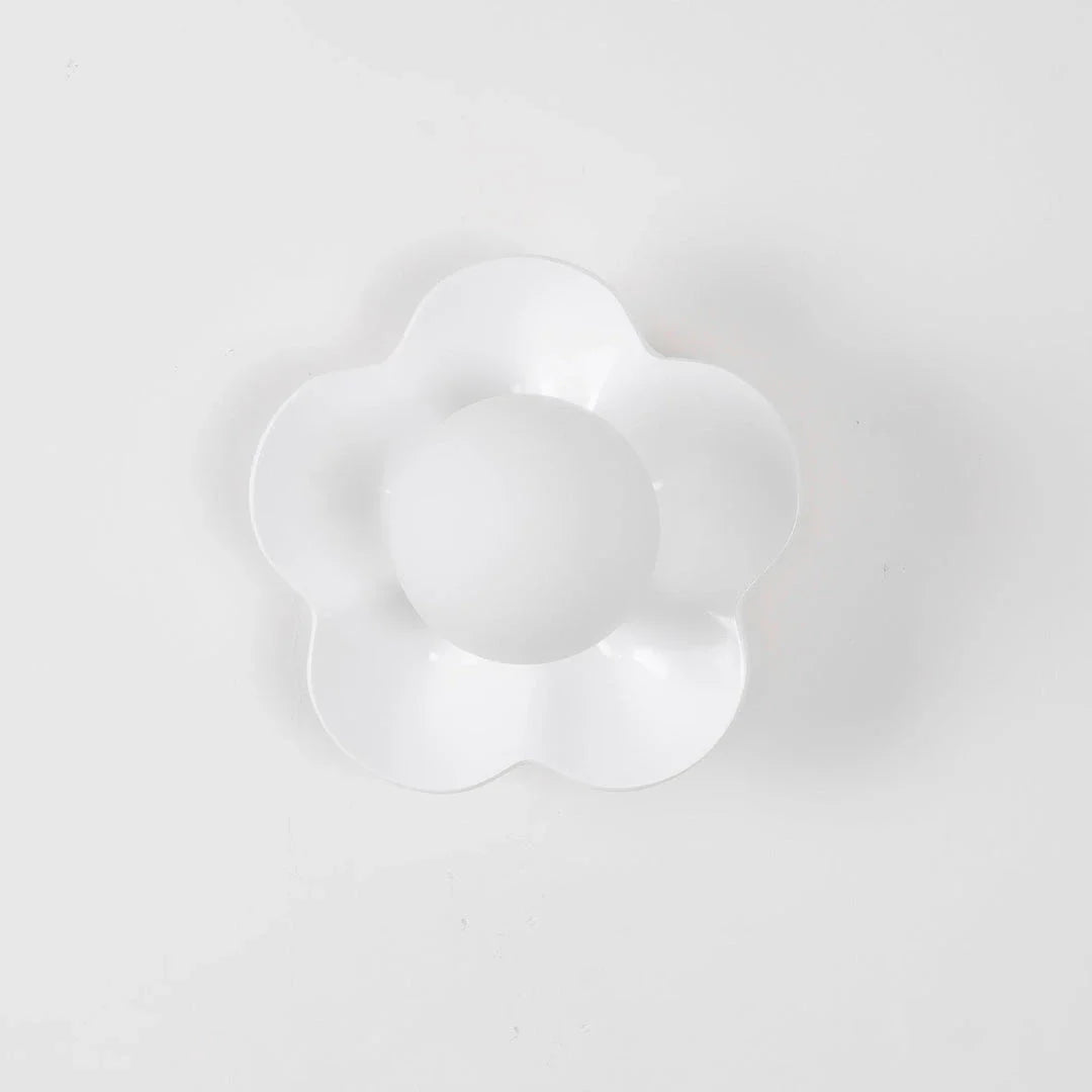 Floral Resin Wall Sconce for Hallway by AUVIELIGHT, ∅ 7.9" x H 6.7" / Dia 20cm x H 17cm / Colour