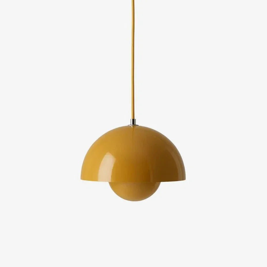 Flowerpot Pendant Light for Kitchen Island by AUVIELIGHT, ∅ 14.9″ x H 10.2″ / Dia 38cm x H 26cm / Yellow and 1 other sizes
