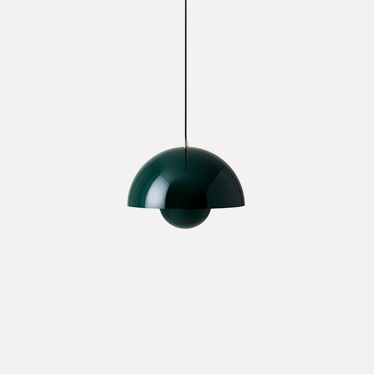 Flowerpot Pendant Light for Kitchen Island by AUVIELIGHT, ∅ 14.9″ x H 10.2″ / Dia 38cm x H 26cm / Dark Green and 1 other sizes