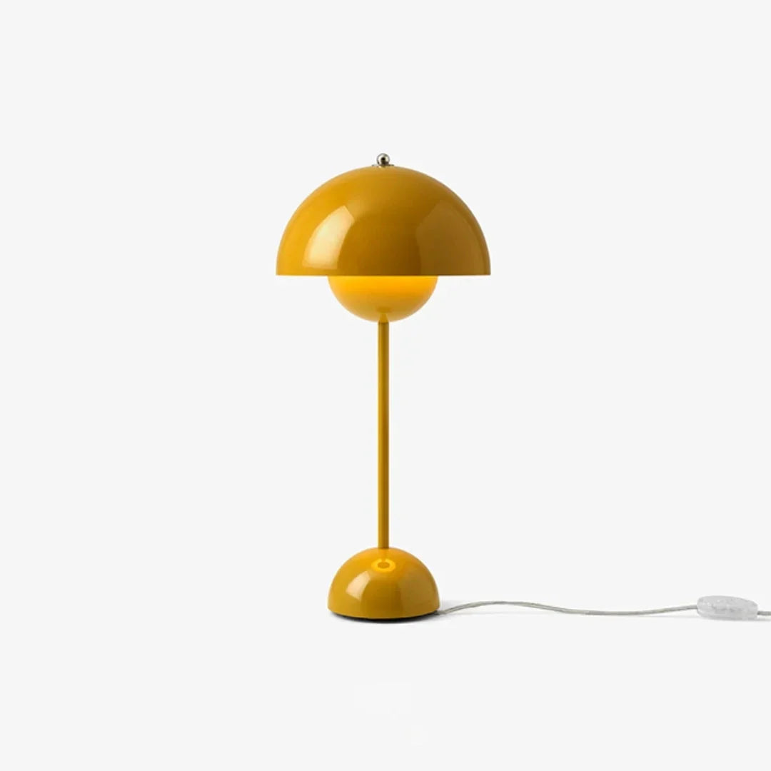 Flowerpot VP3 Table Lamp for Living Room by AUVIELIGHT, ∅ 9.0″ x H 19.7″ / Dia 23cm x H 50cm / Yellow / AU Plug and 3 other sizes