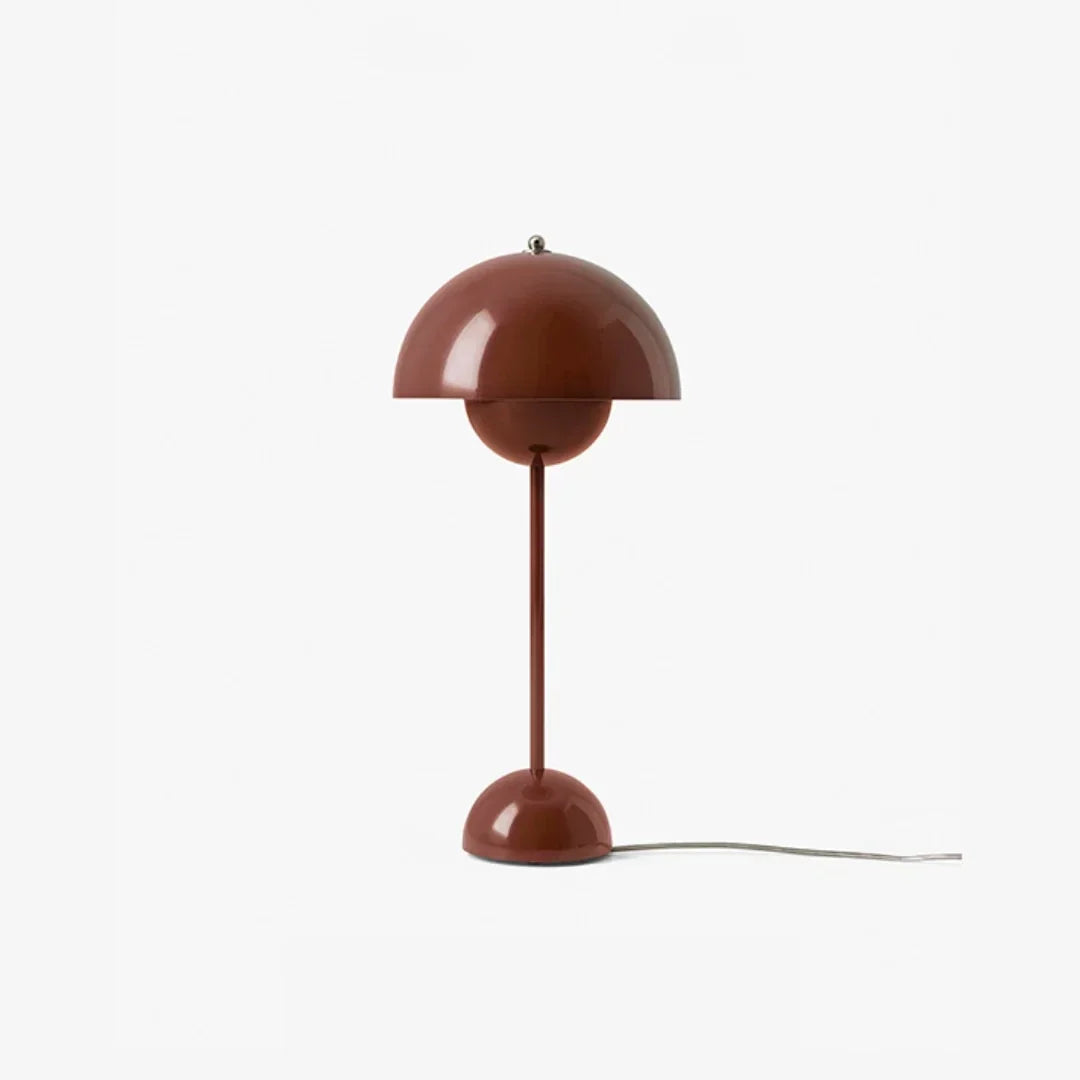 Flowerpot VP3 Table Lamp for Living Room by AUVIELIGHT, ∅ 9.0″ x H 19.7″ / Dia 23cm x H 50cm / Light Red / AU Plug and 3 other sizes