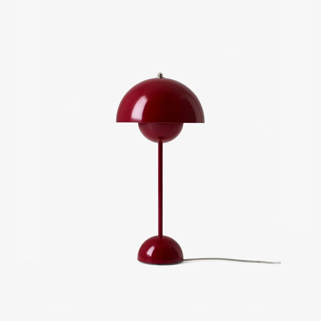Flowerpot VP3 Table Lamp for Living Room by AUVIELIGHT, ∅ 9.0″ x H 19.7″ / Dia 23cm x H 50cm / Red / AU Plug and 3 other sizes