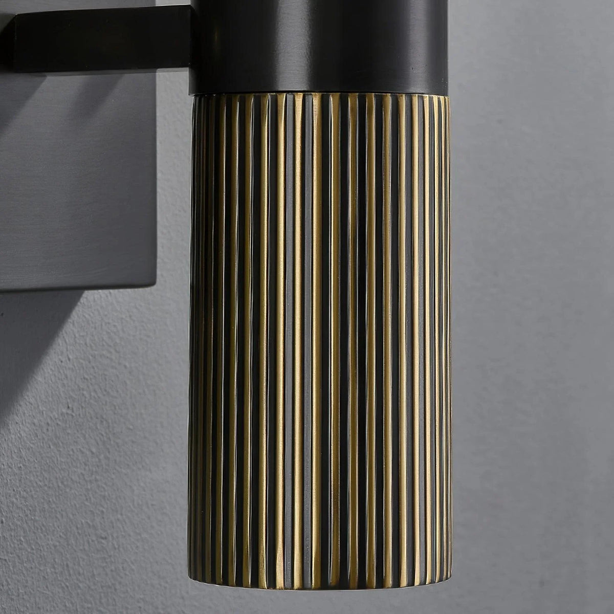 Fluted Cylinder Wall Sconce in alabaster for Hallway by AUVIELIGHT