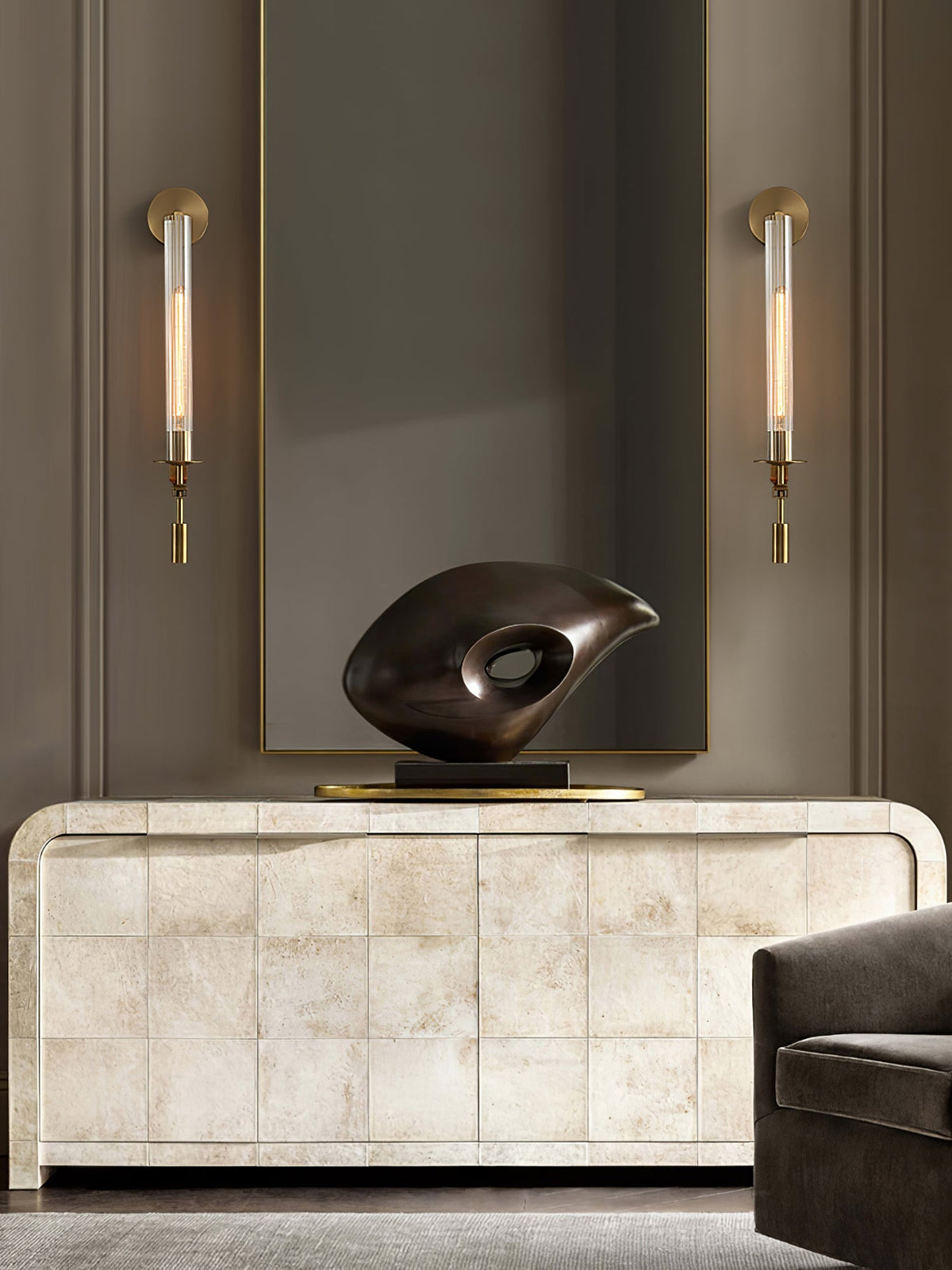 Fontanelle Wall Light for Hallway by AUVIELIGHT