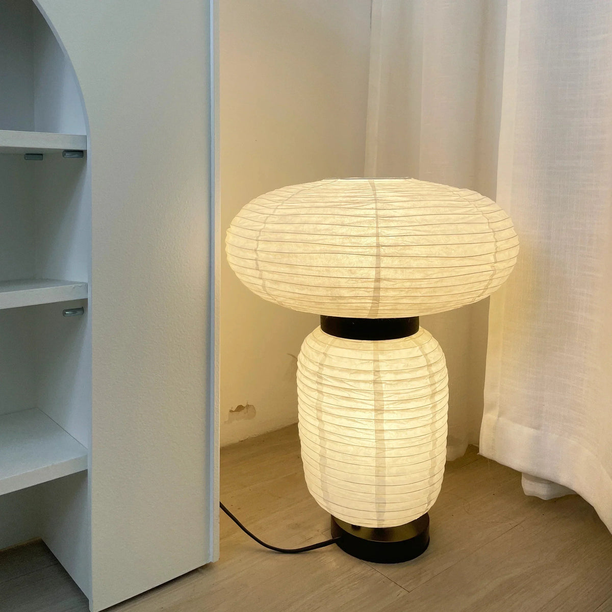 Formakami Table Lamp in paper for Living Room by AUVIELIGHT