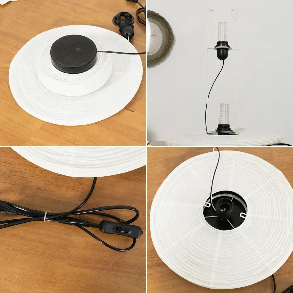 Formakami Table Lamp in paper for Living Room by AUVIELIGHT