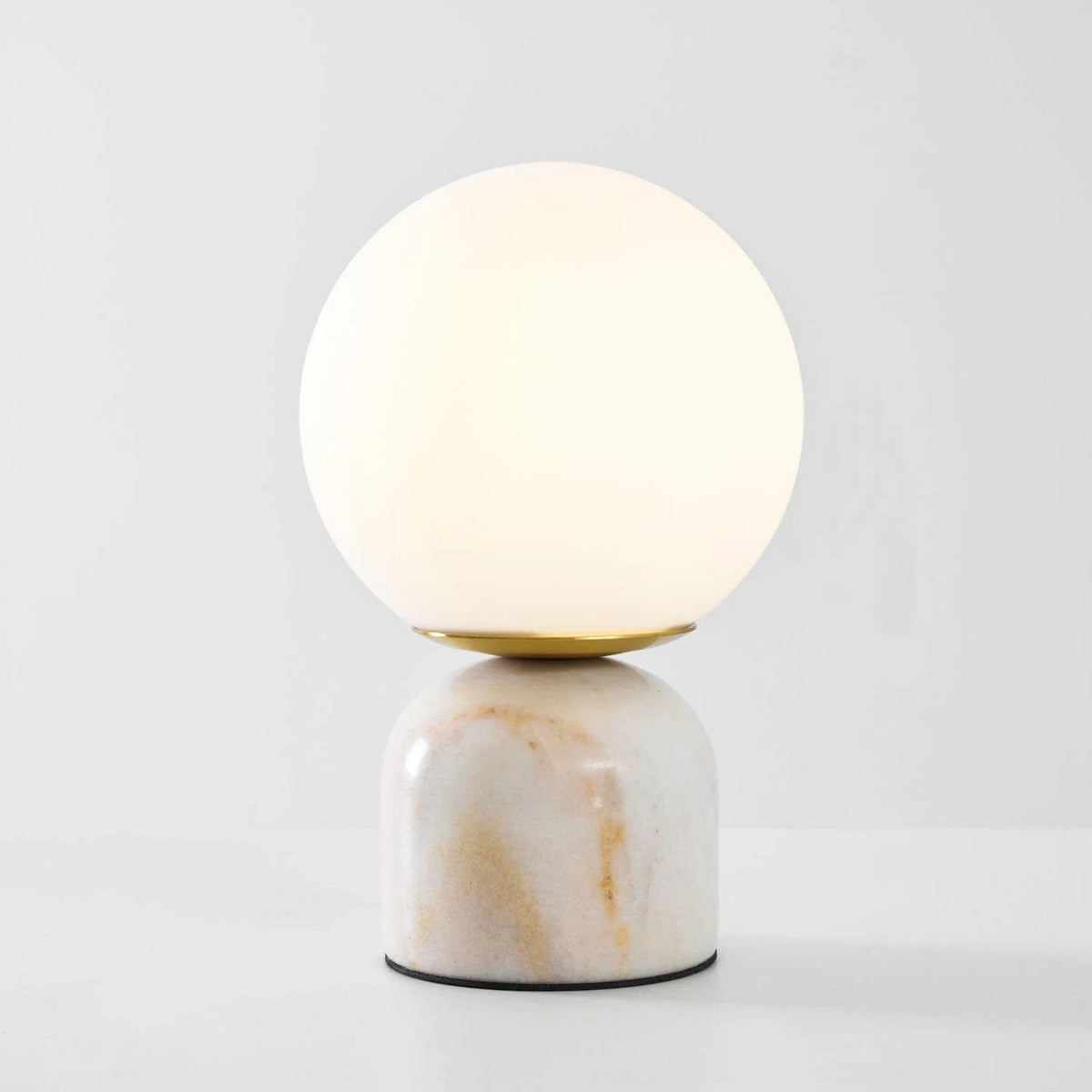 Globe Table Lamp in frosted glass for Living Room by AUVIELIGHT, ∅5.9"xH9.1" / White / AU Plug and 3 other sizes