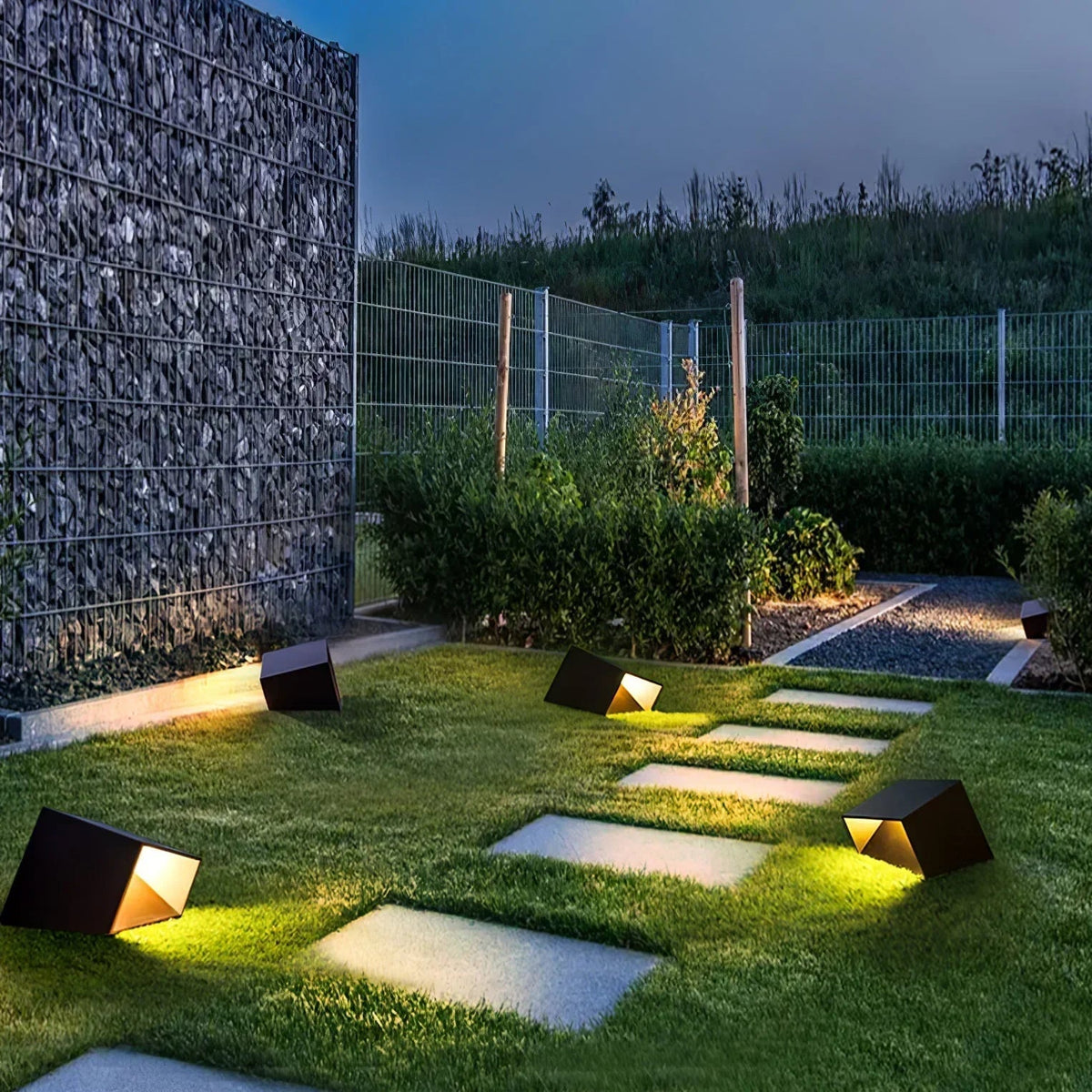 Decoration Cube Outdoor Wall Light for Patio by AUVIELIGHT