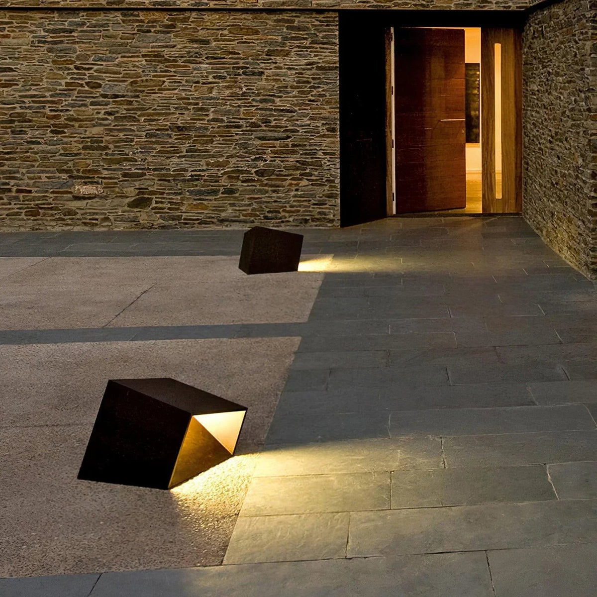 Decoration Cube Outdoor Wall Light for Patio by AUVIELIGHT