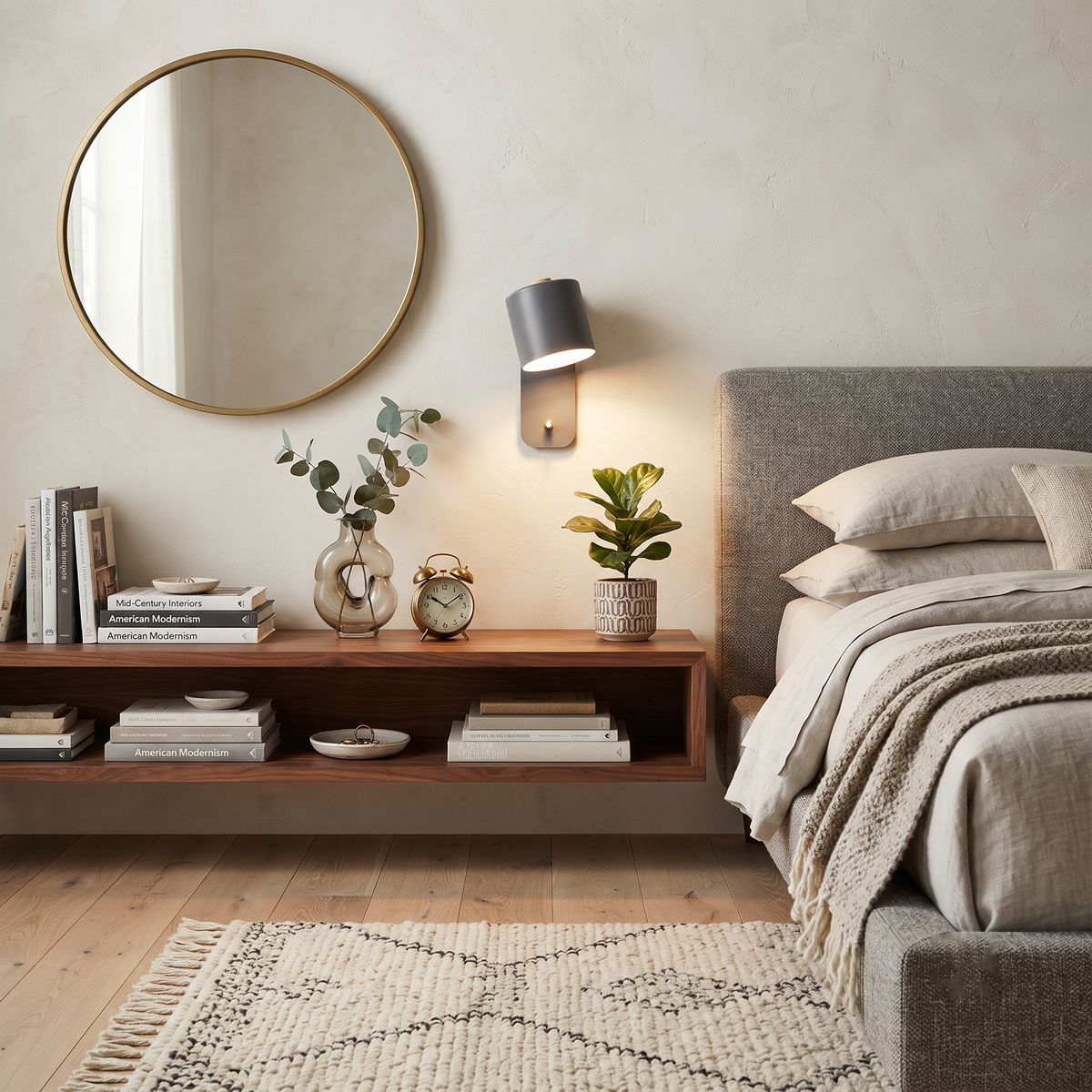 Minimalist Wall Sconce in metal for Hallway by AUVIELIGHT