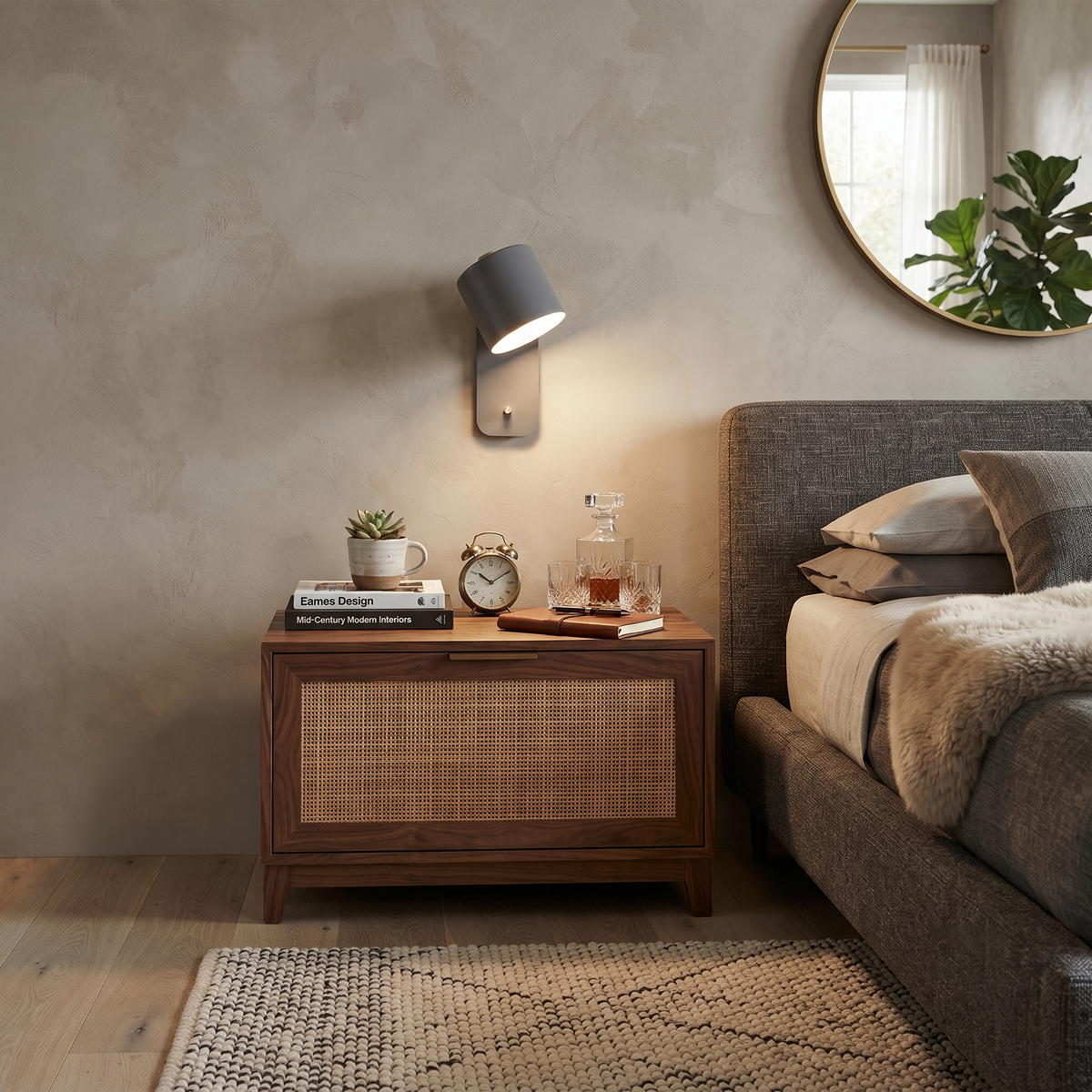Minimalist Wall Sconce in metal for Hallway by AUVIELIGHT