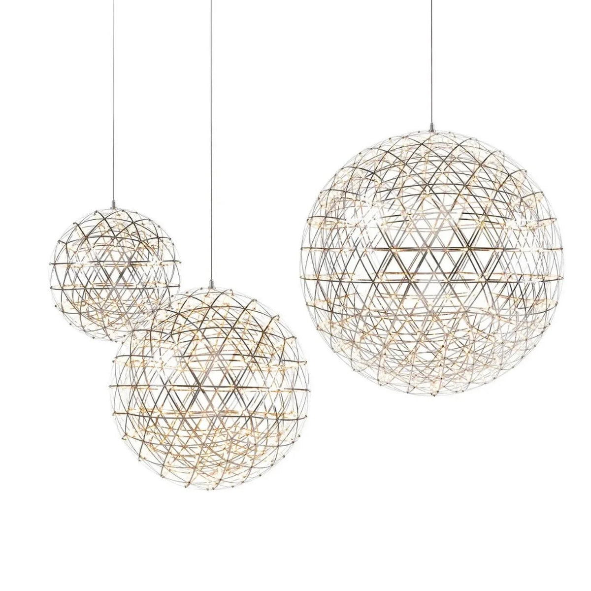 Geodesic Sphere Chandelier for Dining Room by AUVIELIGHT