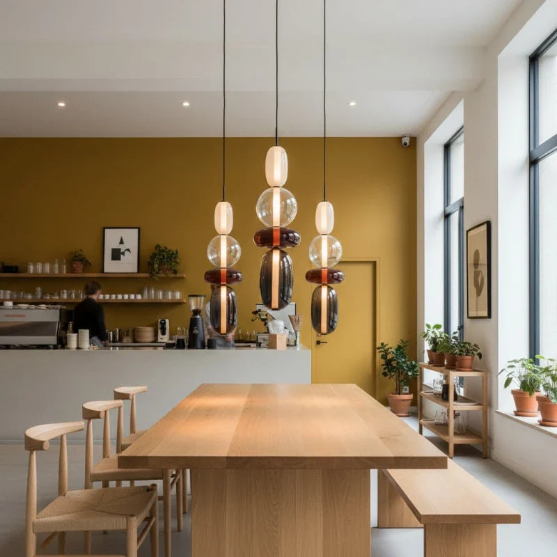 Geodesic Sphere Pendant Light for Kitchen Island by AUVIELIGHT