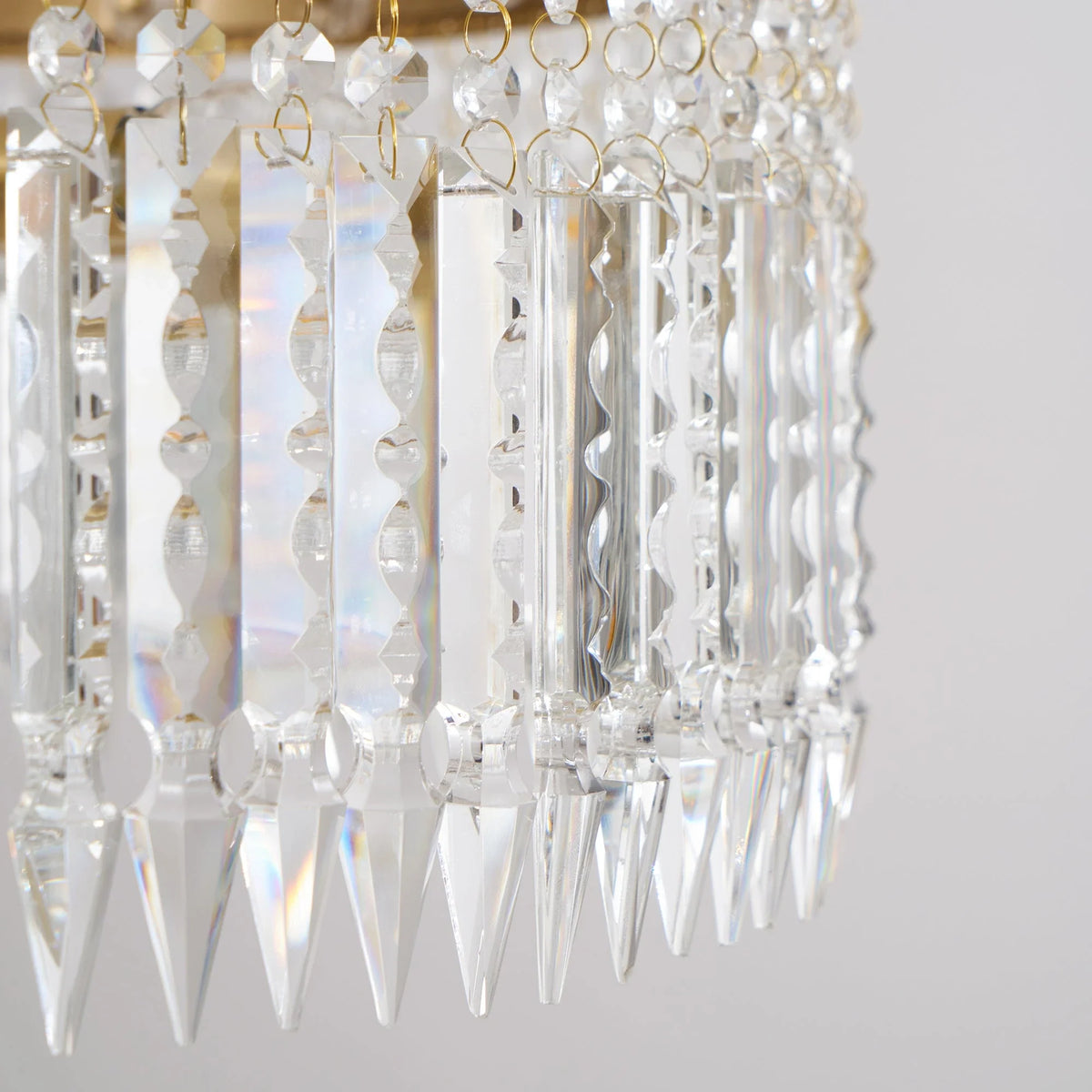 Gilded Filigree Chandelier in crystal for Dining Room by AUVIELIGHT