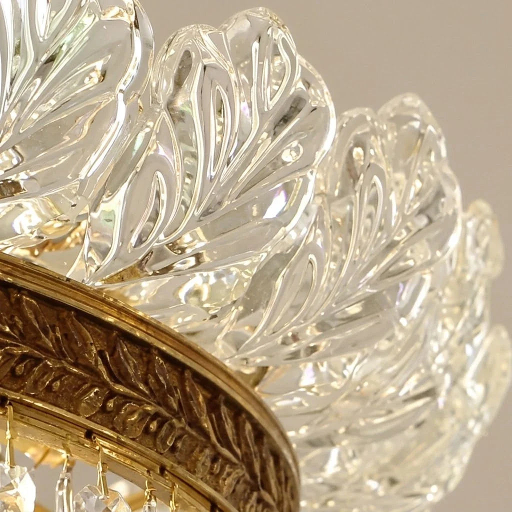 Gilded Filigree Chandelier in crystal for Dining Room by AUVIELIGHT