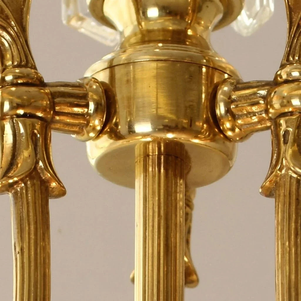 Gilded Filigree Chandelier in crystal for Dining Room by AUVIELIGHT