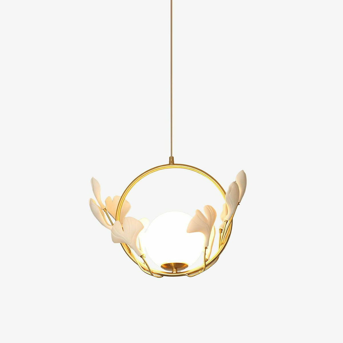 Ginkgo Halo Pendant Light for Kitchen Island by AUVIELIGHT