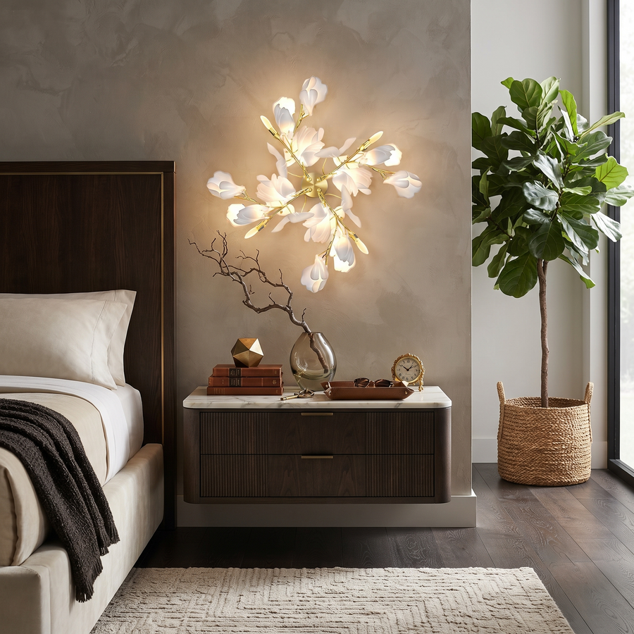 Pinwheel Ginkgo Wall Light for Hallway by AUVIELIGHT