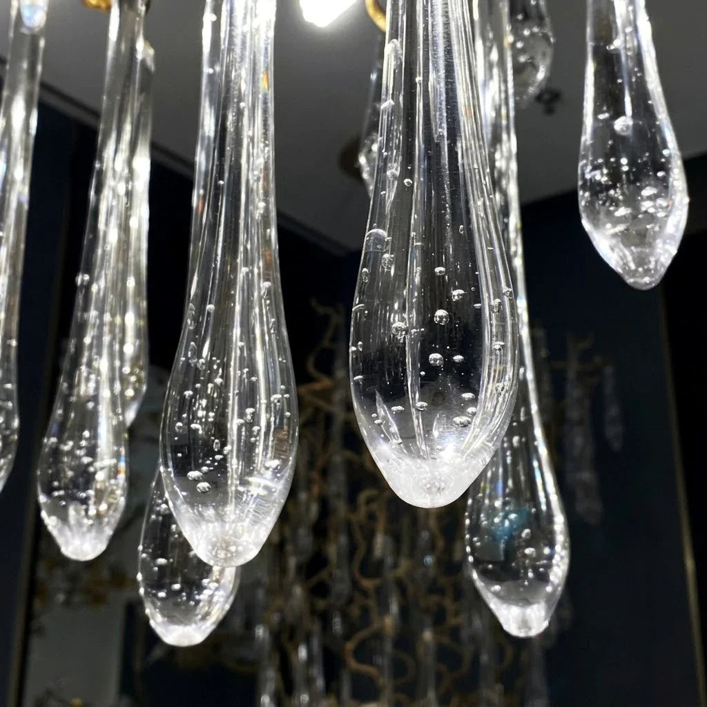 Glacier Branch Chandelier in crystal for Dining Room by AUVIELIGHT