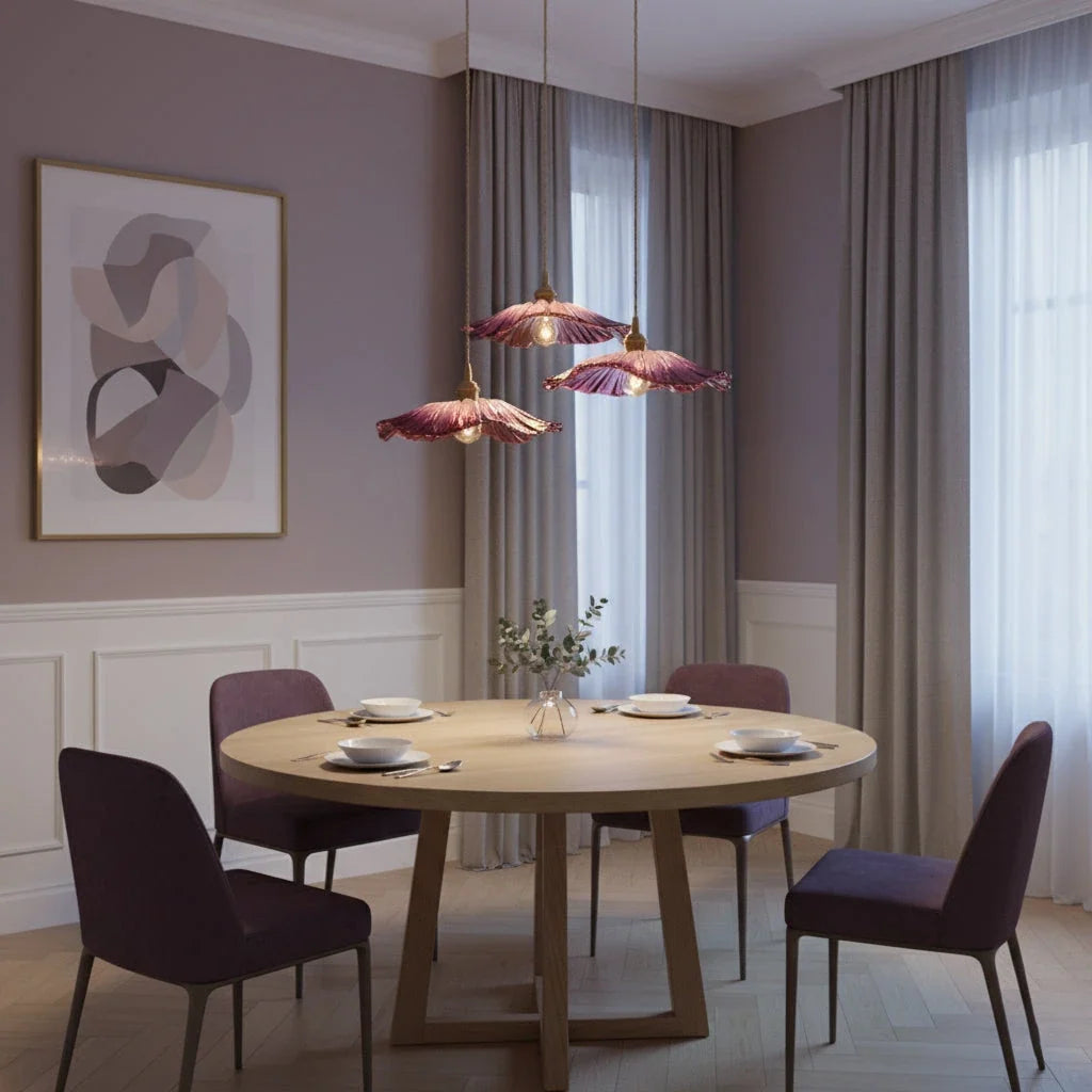 Petal Pendant Light in glass for Kitchen Island by AUVIELIGHT