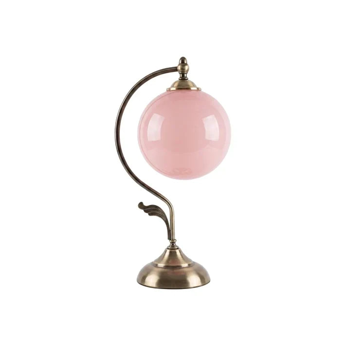Gooseneck Globe Table Lamp in brass for Living Room by AUVIELIGHT