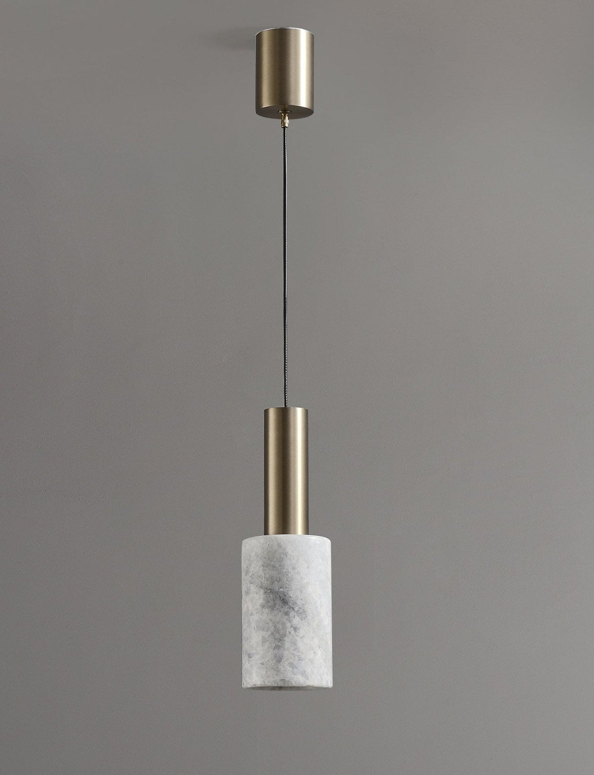 Cylinder Pendant Light in alabaster for Kitchen Island by AUVIELIGHT