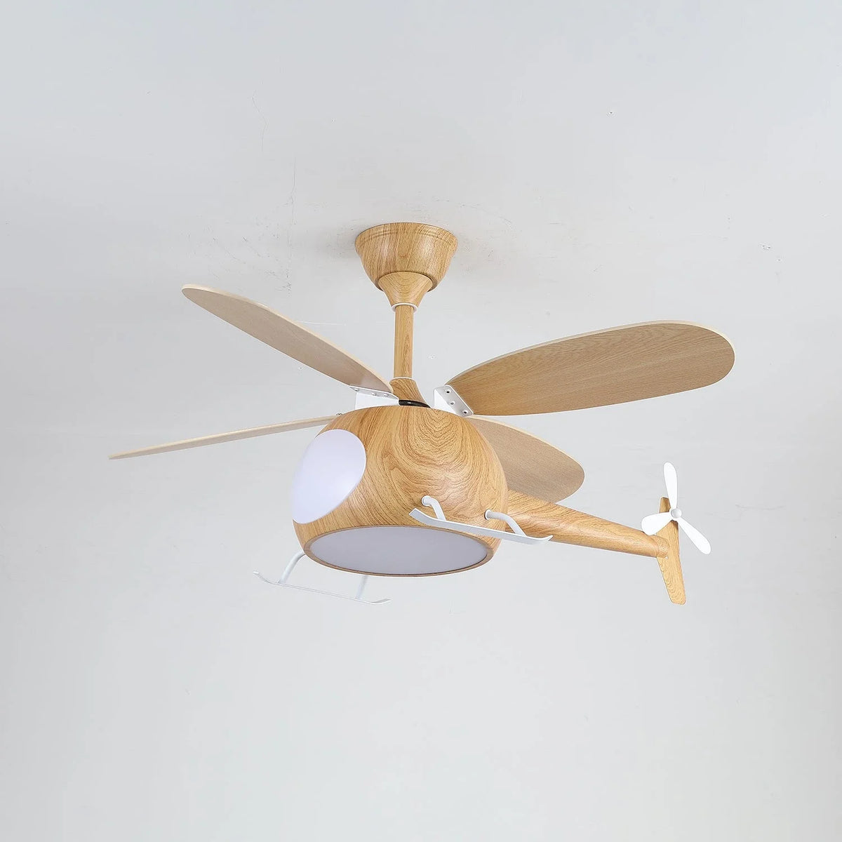 Helicopter Novelty Ceiling Fan Light for Living Room by AUVIELIGHT