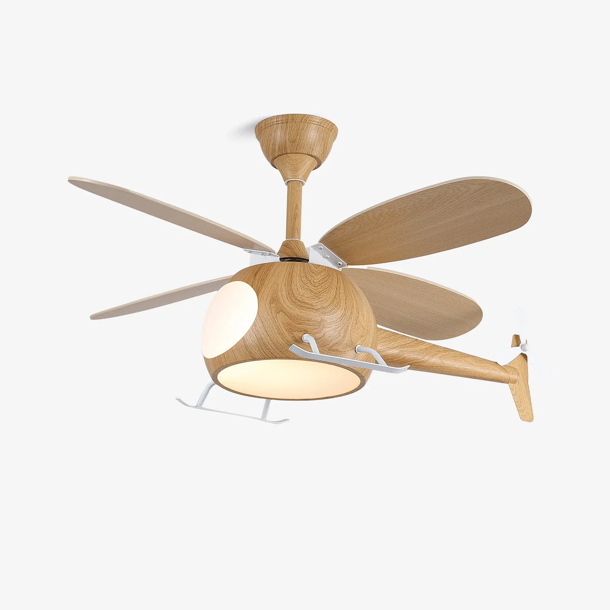 Helicopter Novelty Ceiling Fan Light for Living Room by AUVIELIGHT