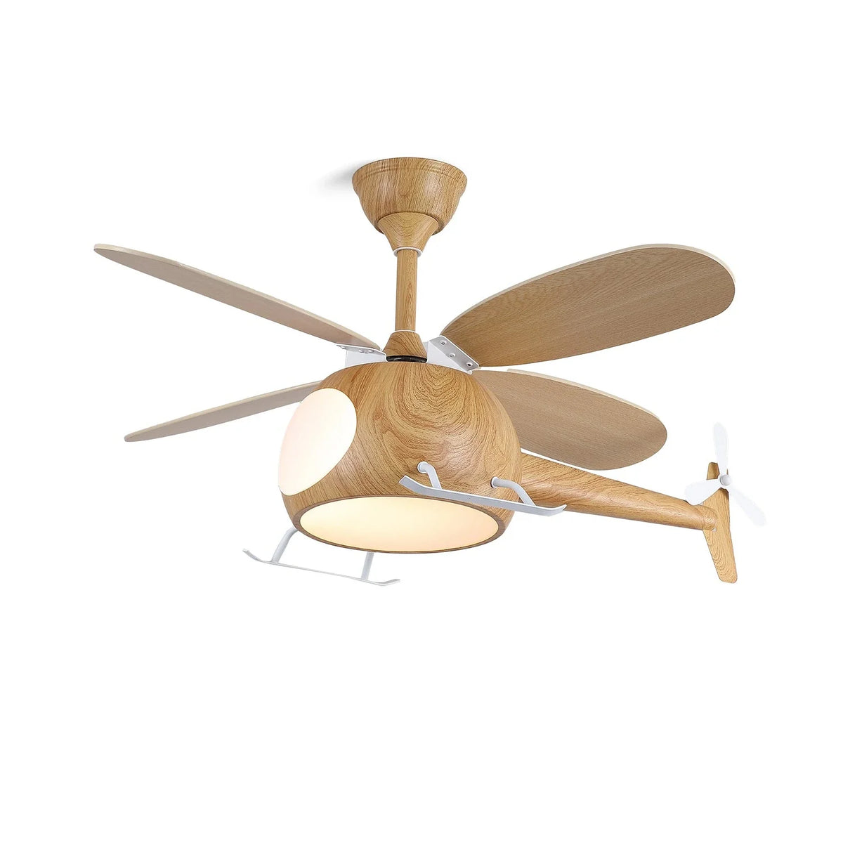 Helicopter Novelty Ceiling Fan Light for Living Room by AUVIELIGHT